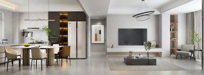 现代客餐厅3D模型下载